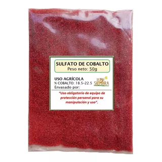 Sulfato De Cobalto 50g - Uso Agrícola (cobalto)