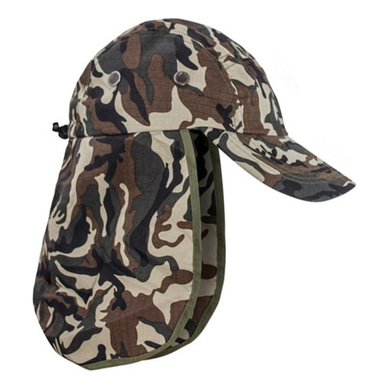 Gorro Con Cubrenuca Camuflado Arye A431 Super Oferta