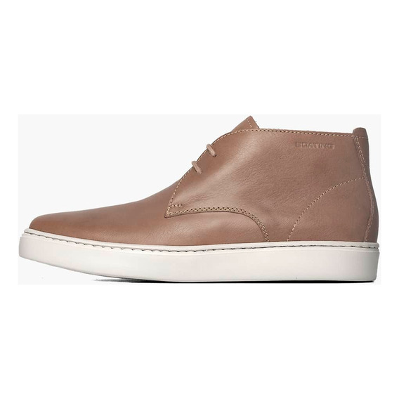 Zapatilla Botita De Cuero Vison Luderitz Hombre Boating