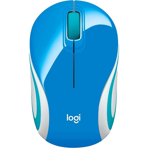 Mouse Logitech M187 Inalambrico Ultraportatil Plug And Play Color Brave blue