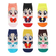 Pack 6 Calcetines Sailor Moon 