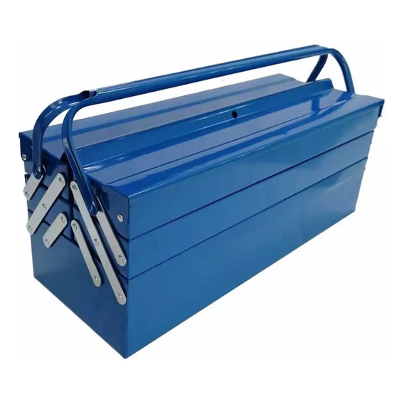Caja Porta Herramientas Metal Tramontina 5 Cajones Azul