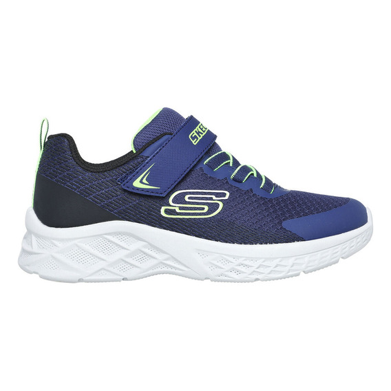 Zapatilla Skechers Microspec Ii - Zovrix Azul Niños