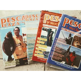 Revista Pesca Caza Y Mucho Mas 4 Revistas Nuevas 1988