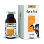 Placentina 10ml Ucbvet - Kit Com 10 Unidades