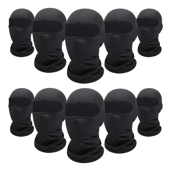 Bandana Pasamontañas Balaclava Táctico Máscara Moto 10 Pack