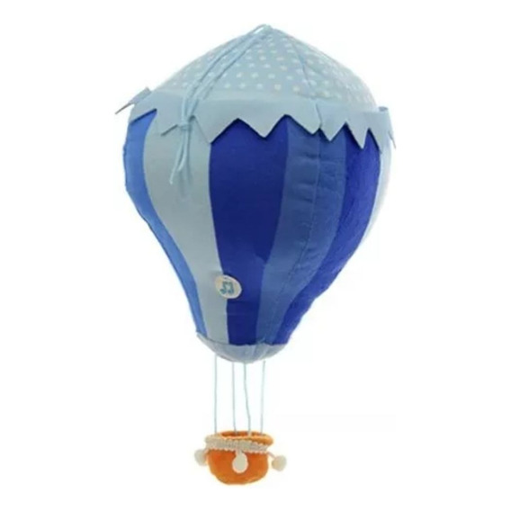 Cunero Globo Aerostático Azul Con Luz Y Sonido Phi Phi Toys