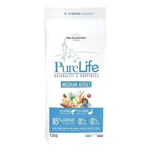 Pure Life Flatazor Adulto Medium Canino Saco 12 Kg