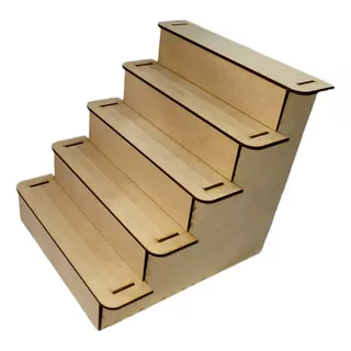 Escalera Tribuna Candy Bar Laser Fibro Laser Mdf