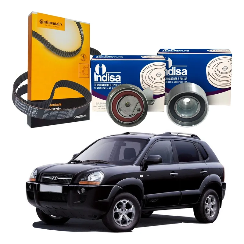 Kit Correia Dentada Tensor Tucson 2.0 16v 2005 A 2016