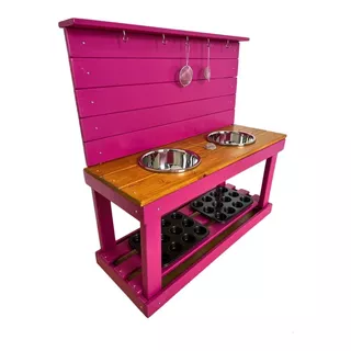 Cocinita Infantil Mud Kitchen Magenta House