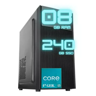 Cpu Computador Pc Core I3 4º Geração 4150 Ssd 240gb 8gb Ram