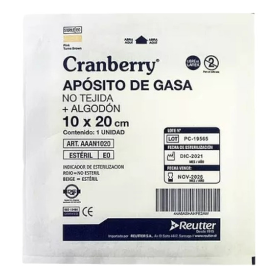 Apósito Curación Gasa Estéril Desechable 10x20 (10 Unds)