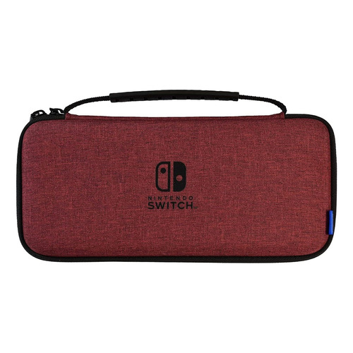 Funda Nintendo Switch Oled Hori Estuche Slim Tought Pouch Color Rojo