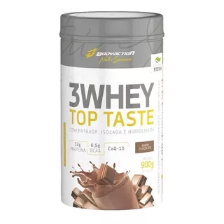 Top 3w Whey Taste 900g Bodyaction - Whey 32g Proteina