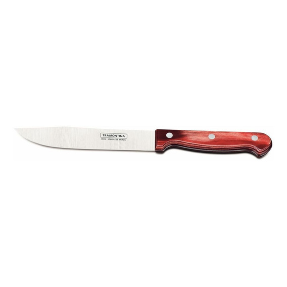 Cuchillo De Cocina Tramontina Polywood Con Lámina De Acero I