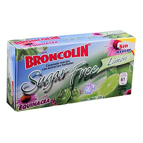 Broncolin Caramelo Sugar Free Limón 35g