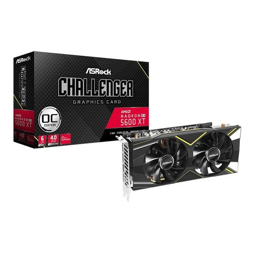 Tarjeta De Video Asrock Radeon Rtx 5600 Xt Challenger 6gb Oc