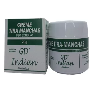 Creme Tira Manchas Escuras Da Pele Gd Indian 20g