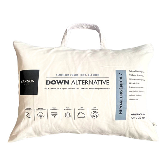 Almohadas  (par De 2) Dow 240 Hilos Premium 50 X 70 -cannon