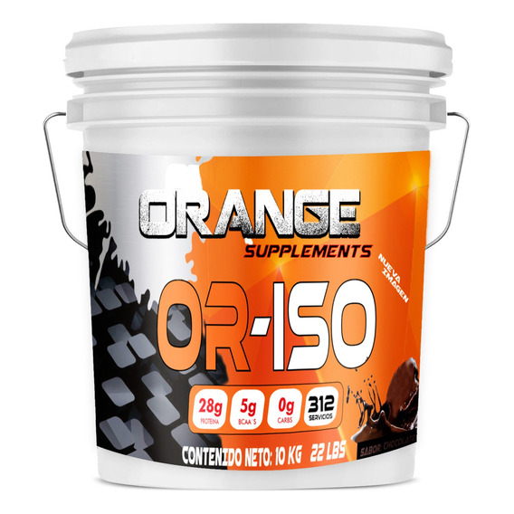 Proteína Polvo Performance Isolate Zero 10 Kg Fresa Orange