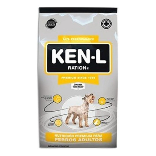 Alimento Ken-L Ration Premium Perros  adulto todos los tamaños sabor mix en bolsa de 22 kg