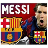 Kit De Barcelona Messi Diseñá Tarjetas, Cumples Y Mas