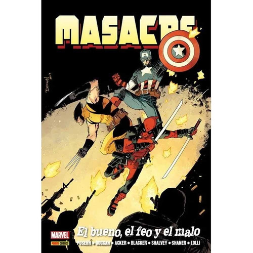 Masacre (hc) El Bueno El Feo Y El Malo, De Brian Posehn. Editorial Panini Marvel España, Tapa Blanda En Español, 2022