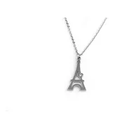 Collar Dije Torre Eiffel Paris Acero Quirúrgico Inoxidable