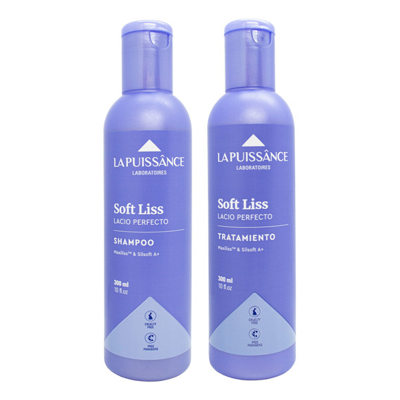 La Puissance Soft Liss Shampoo + Enjuague Lacio X 300ml 3c