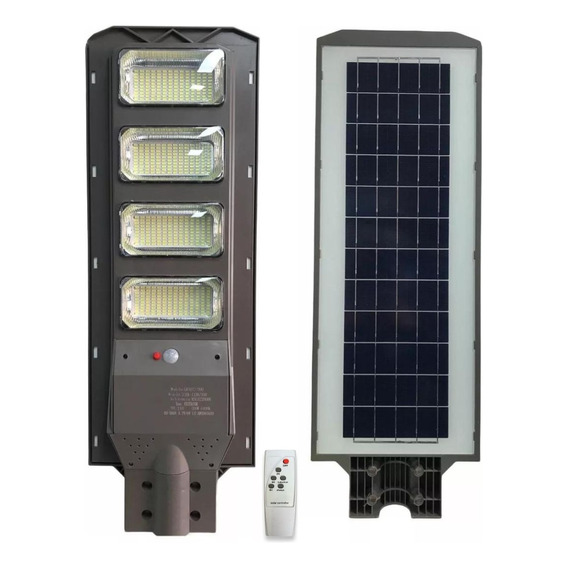 Lampara Luminaria Solar 200w Led Control Y Sensor 