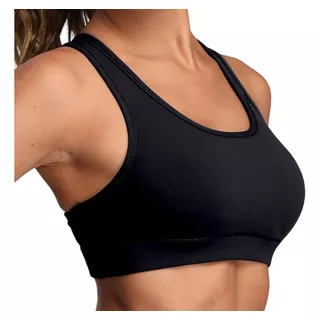 Top Malla Push Up Deportivo Mujer 100% Lycra Importado 