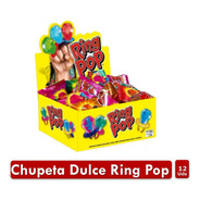 Anillos Dulces Ring Pop Caja X 12 Ud