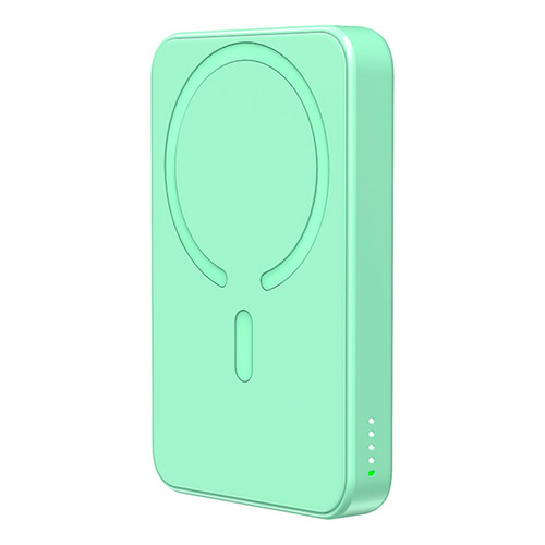 Powerbank Inalámbrica Powermag Para iPhone Magsafe 5000mah Color Verde