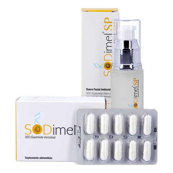 Kit Sodimel Suero 30g + Sodimel 60 Cápsulas Antioxidantes