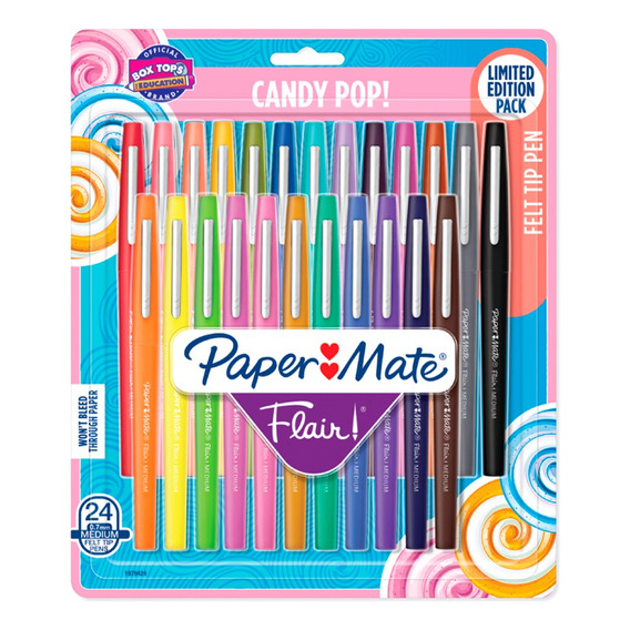 Set 24 Rotuladores Flair Candy Pop Papermate Surtido