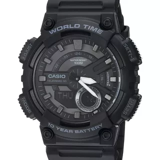 Relógio Casio Masculino Aeq-110w-1bvdf Digital Analogico