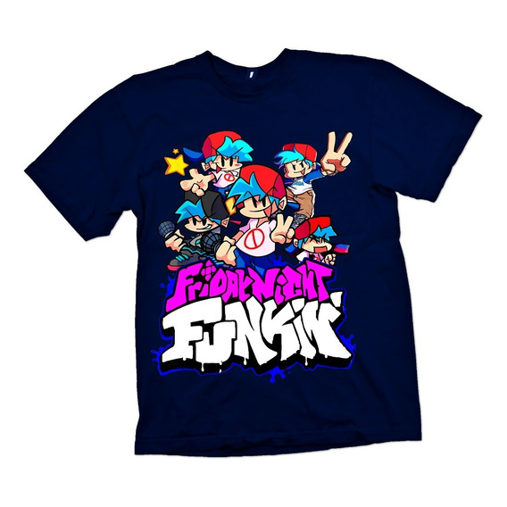 Polera Friday Night Funkin Estampada Dtf Senshi Cod 001