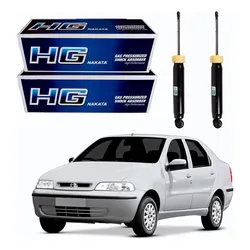  Par Amortecedor Traseiro Fiat Siena 1.0 1.3 2001 A 2003