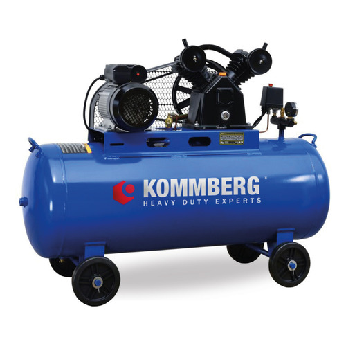 Compresor de aire eléctrico Kommberg KB-BC30150M monofásico 150L 3hp 220V 50Hz azul