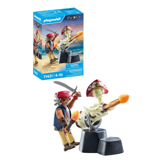 Playmobil Piratas Artillero Pirata 71421