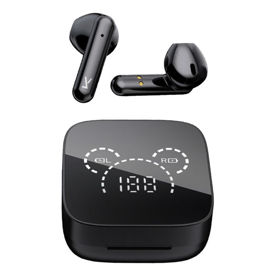 Audifonos In Ear Bueetooth Pantalla Led Kuzler Earvibes-101 Color Negro