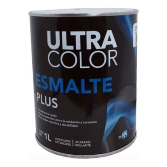 Pintura Esmalte Secado Rapido Ultracolor Plus 4 Litros Color Cafe