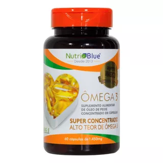 Ômega 3 Omega3 Com Vitamina E Nutriblue Original Dr.lair