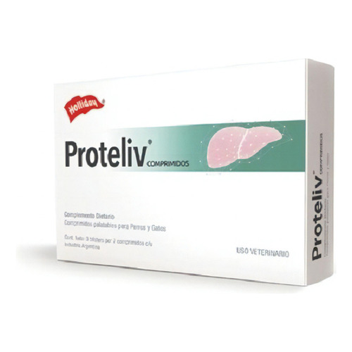 Proteliv, Protector Hepatico 21 Tab. Perro Y Gato, Holliday