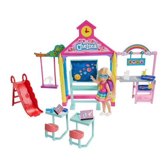 Muñeca Chelsea Barbie Club De Chelsea Playset Mattel Ghv80