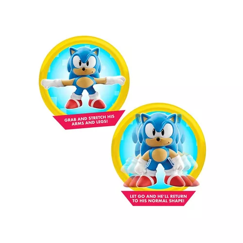 Figura de Ação - Sonic - O Ouriço - Edição 30 Anos - Elástico - Dourado -  12cm - Sunny - Angeloni Eletro