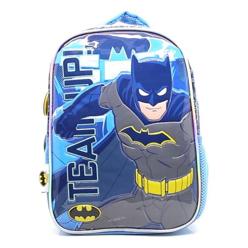 Mochila Liga De La Justicia Batman 12 Espalda Color Lj097