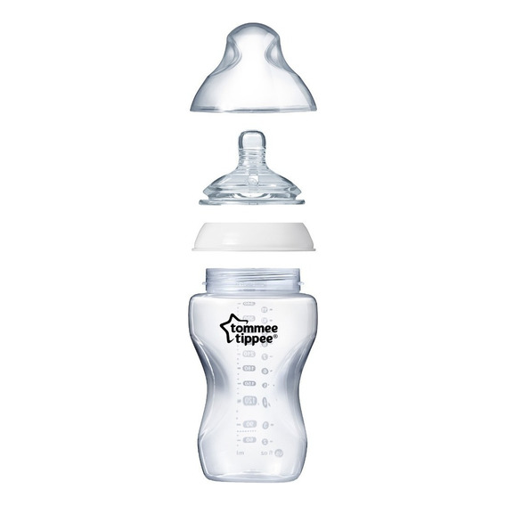 Tommee Tippee Closer to Nature mamadera 340ml color transparente