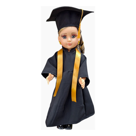 Muñeca Con Toga De Graduación  (recuerdo)